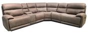 Doris Electric Corner Sofa - Soft Chestnut Fabric Fabric image