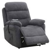 Arianna Lift &amp; Tilt Dual Electric Armchair - Dark Grey | Light Grey | Slate image