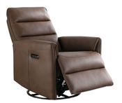 Waterville Swivel Recliner Armchair - Chestnut | Dark Grey | Leroy Grey | Light Grey