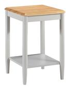 Altona Stone Grey Painted End Table image
