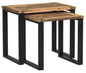 Bronx Reclaimed Oak Nest of 2 Tables image