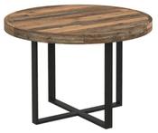 Bronx Reclaimed Oak Round Dining Table image