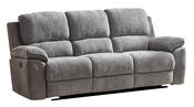 Durango Manual 3 Seater Sofa - Silver Grey Fabric image