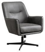 Felicia Swivel Chair - Tan | Charcoal image
