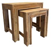 Lexington Washed Oak Nest of Two Tables image