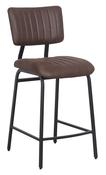 Carter Bar Stool  - Dark Brown | Grey image