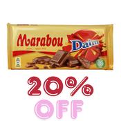 SPECIAL - Marabou Daim Bar King Size 220G 20% OFF