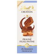 Lindt Creation Milk Praline Feuillantine Tablet 110G