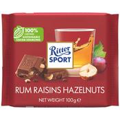 Ritter Sport Rum Raisin &amp; Hazelnuts Milk Chocolate 100g