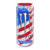 Monster Energy Ultra Red, White and Blue Razz