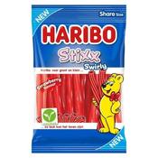 Haribo Stixx Swirly Strawberry (160g bag)
