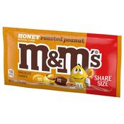 M&amp;Ms Honey Roasted Peanut Share Size