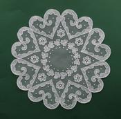 Lace Circle of Hearts and Shamrocks