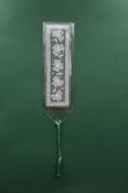 Irish Lace Bookmark - Shamrocks image