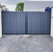 80x40 box section front entrance gates