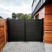 Box section double gates.