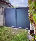 Double Aluminium Gates