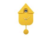 Modern Cuckoo Wall Clock - Bright Yellow