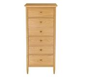 Ercol Teramo Oak 6 Drawer Wide Chest image