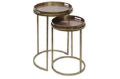Vienna Antique Gold Atlas Side Table Set image