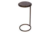 Iota Accent Table Brown Marble image