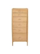 Ercol Winslow Oak 6 Drawer Tall Chest image