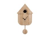 Modern Cuckoo Wall Clock - Light Wood image