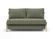 Selena 2 Seater Fabric Sofa Bed Olive Green image