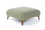 Archie Lattice Olive Accent Stool image