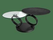 Astra Eolia Black and Glass Coffee Table image