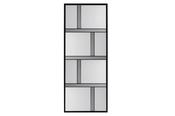 Brick Black Wall Mirror image