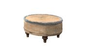 Duresta Harvard Round Footstool Monarch Gold image