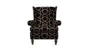 Duresta Harvard Wing Chair Fitzgerald Black Gold image