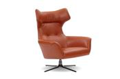 Flavio Swivel Chair Burnt Orange image