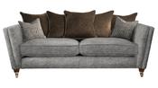 Harlow Scatter Back Grand Sofa Remini Pebble - 3 SEATER image