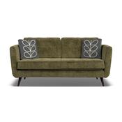 Ivy Medium Sofa Derry Dark Moss - 3 SEATER image