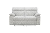 Lazzaro Power Recliner 2 Seater Sofa Odyssey Frost - 2 SEATER image