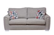 Louisiana 3 Seater Fabric Sofa Bed Grey image
