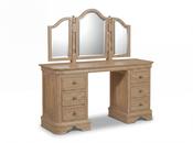 Merville Oak Dressing Table and Mirror image