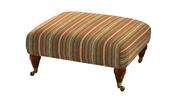 Parker Knoll Mosely Footstool Baslow Stripe Gold image