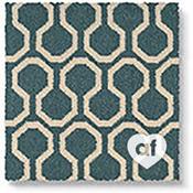 Quirky Honeycomb - Duck Egg 7110