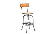 Reclaimed Bar Stool with Back Rest image