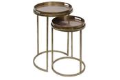 Vienna Antique Gold Atlas Side Table Set image