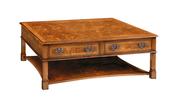 Vintage Walnut 4 Drawer Coffee Table image