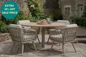 Lainey Garden Dining Set with 4 Chairs image