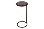 Iota Accent Table Brown Marble image