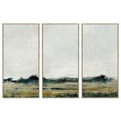 Green Fields Landscape Set of 3 Pictures image