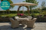 Hattie Garden Round Dining Set &amp; Parasol image