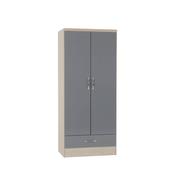 Nevada Grey 2 Door Wardrobe