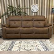 Gilmore 3 Seater Sofa - Brown image